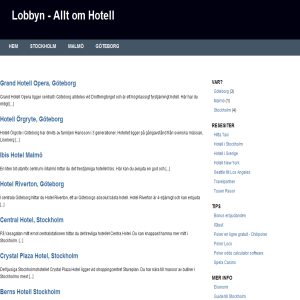 Lobbyn - Allt om Hotell
