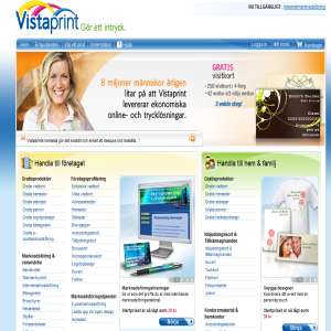 Vistaprint.se - Visitkort, Digitalt tryckeri, Fyrfärgstryck