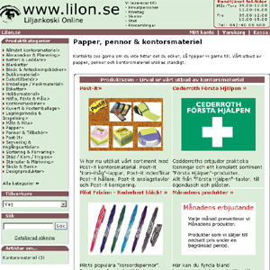 Lilon.se - Pennor & Kontorsmateriel
